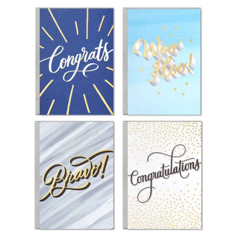 Photo 1 of (2 pack) Hallmark Graduation Cards or Congratulations Cards Assortment, Bravo (Boxed Set of 12 Cards and Envelopes)