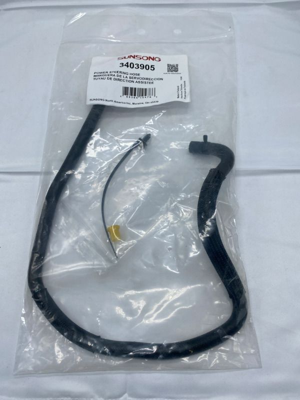 Photo 3 of Sunsong 3403905 Power Steering Return Line Hose Assembly New