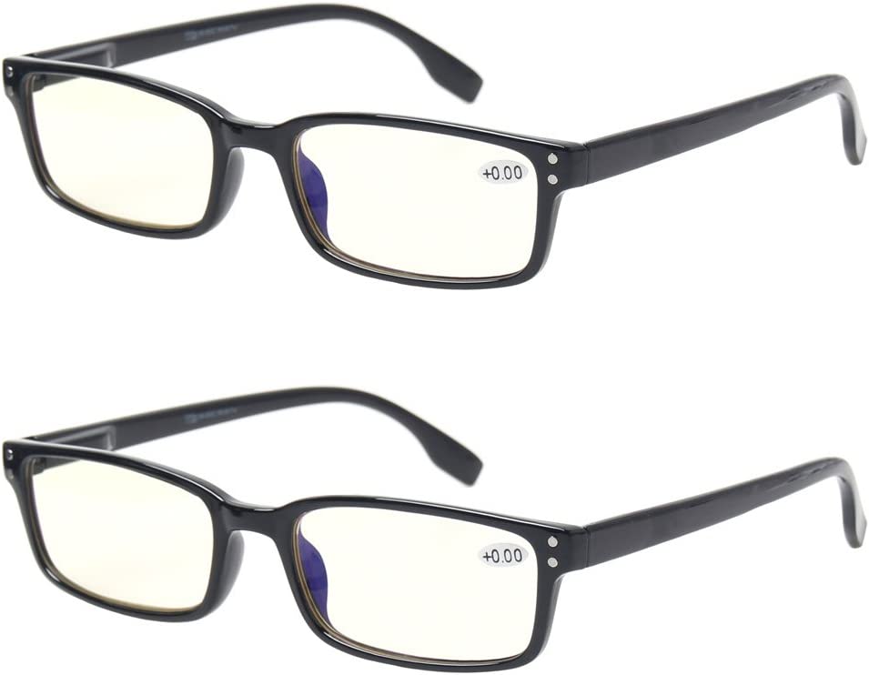 Photo 1 of 2 Pair UV Protection, Anti Blue Rays, Anti Glare and Scratch Resistant Computer Reading Glasses 2.00 NEW 