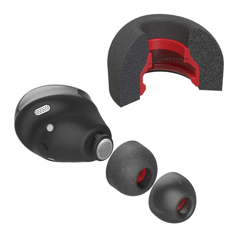 Photo 1 of diofit Premium Designed for Samsung SML Eartips/Galaxy Buds Pro Eartips - Black SML (Foam) Mixed(SML) Foam Black