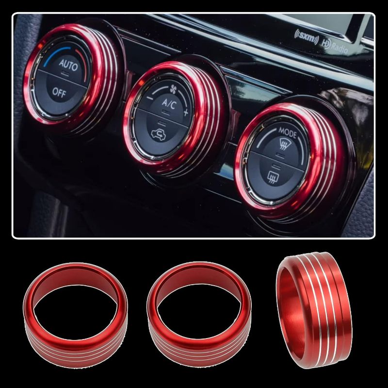 Photo 1 of AC Climate Control Knob Ring Covers 6Pack 