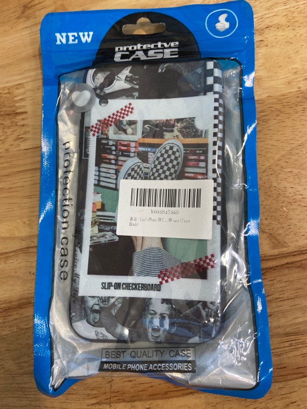 Photo 1 of IPhone XR Phone Case With Checkered Slip-Ons 