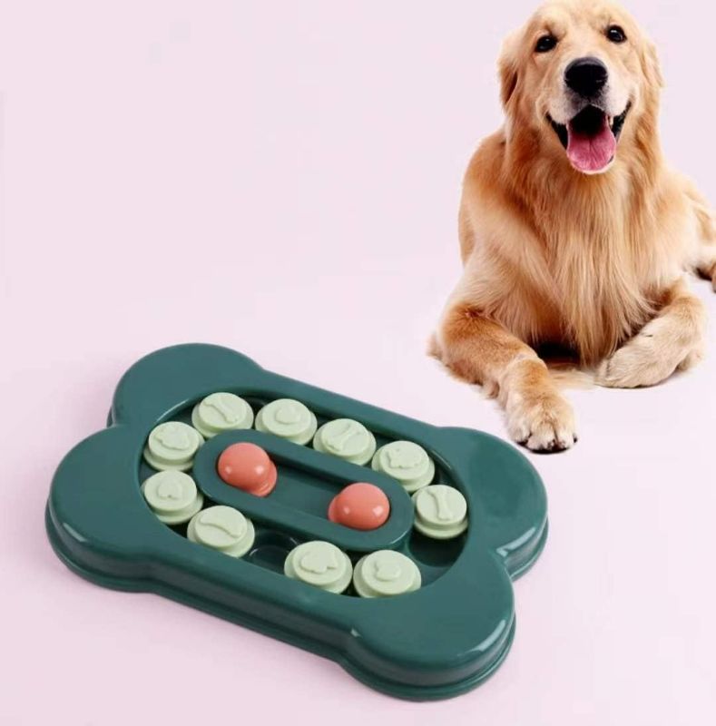 Photo 2 of Puzzle Dog Food Box, IQ Training (Green)
