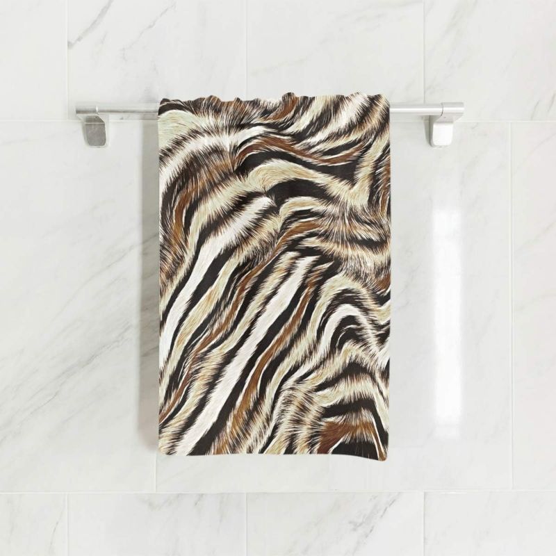 Photo 1 of senya Towels, Leopard Animal Print Soft Hand Towel for Bathroom, Kitchen, Hotel spa
