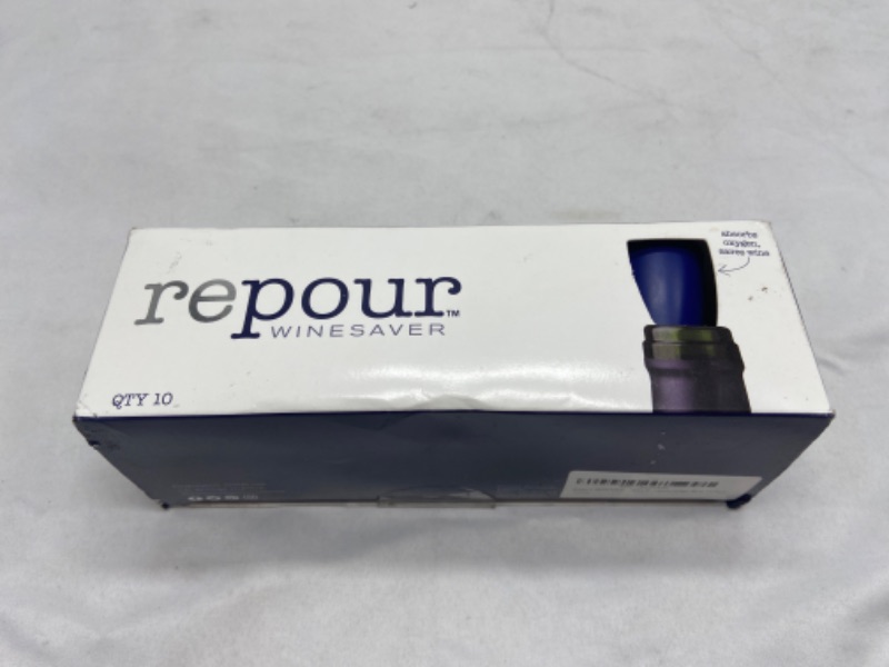 Photo 4 of Repour Wine Saver and Stopper - Removes Oxygen, Preserving and Keeping Wine As Fresh As The Day The Bottle Was Opened (10-Pack)
