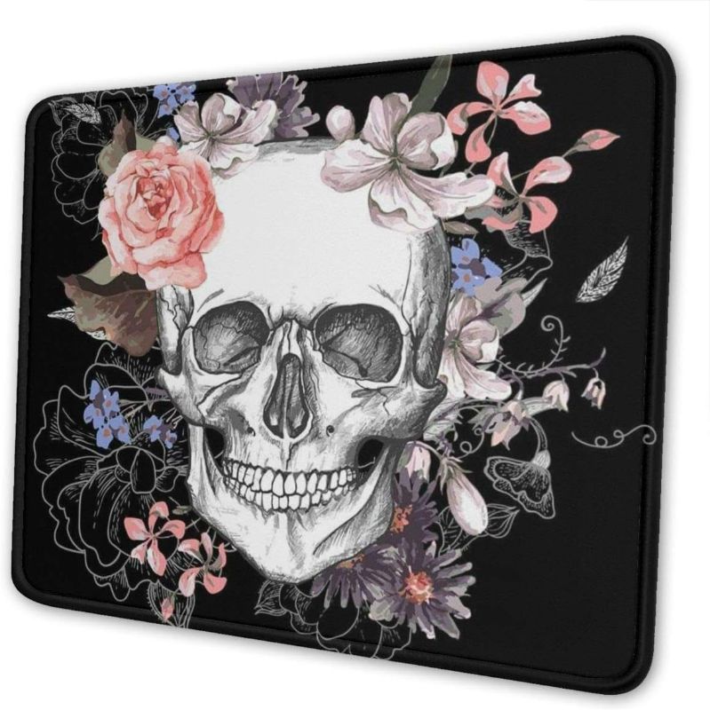 Photo 2 of Macbook Pro Keyboard Cover Ultrathin Clear And MousePad With Skull And Flowers 
