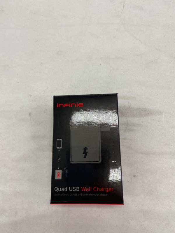 Photo 3 of Quad usb wall charger Infinie, For iPhone, Android
