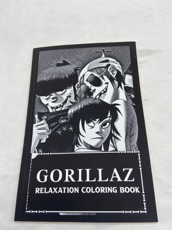 Photo 1 of Gorillaz Relaxation Coloring Book 