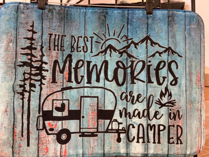 Photo 1 of Camper Doormat, Camping RV Entranc Decorative Door Mat Rug 