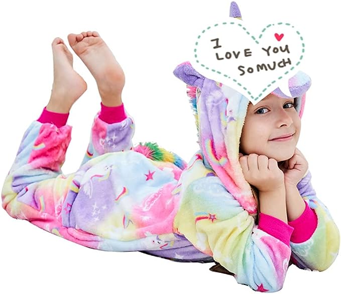 Photo 1 of PlushCosplay Kids  Onesie Unicorn Pajamas Halloween Costume size 5T
