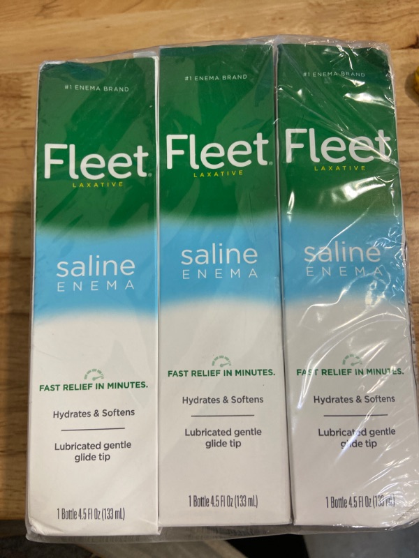 Photo 2 of Fleet Laxative Saline Enema for Adult Constipation, 4.5 Fl Oz, 2 Bottles, Pack of 6

