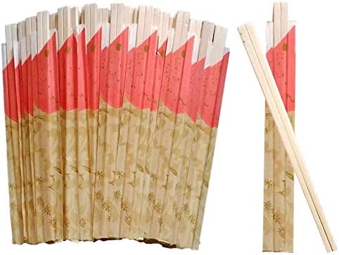 Photo 2 of Solid Splinter-Less Chopsticks 200 pairs | Individually Wrapped Bulk Disposable Wooden Chopstick | Best for Sushi & Asian Dishes
