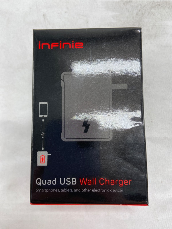 Photo 4 of Infinie Quad USB Wall Charger/NF-QUAD14
