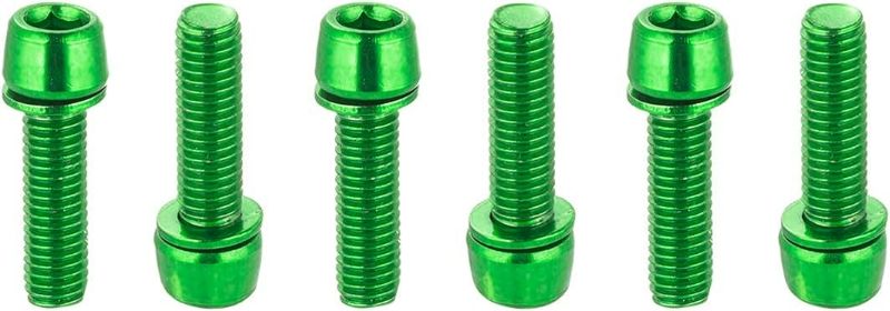 Photo 1 of CNC Bike Stem Bolts?Stem Bolts for BMX/MTB/Road Bike with Washers?Red/Blue/Orange/Green/Rainbow?
