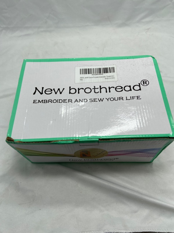 Photo 4 of New brothread 80 Spools Polyester Embroidery Machine Thread Kit 500M (550Y) Each Spool - Colors Compatible with Janome and Robison-Anton Colors
