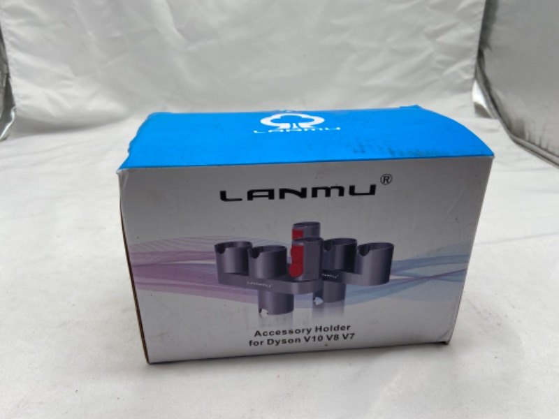 Photo 4 of LANMU Accessory Holder Compatible with Dyson V15 V11 V10 V8 V7 Outsize Cordless Stick Vacuum Cleaner, Docking Station Attachments Organizer
