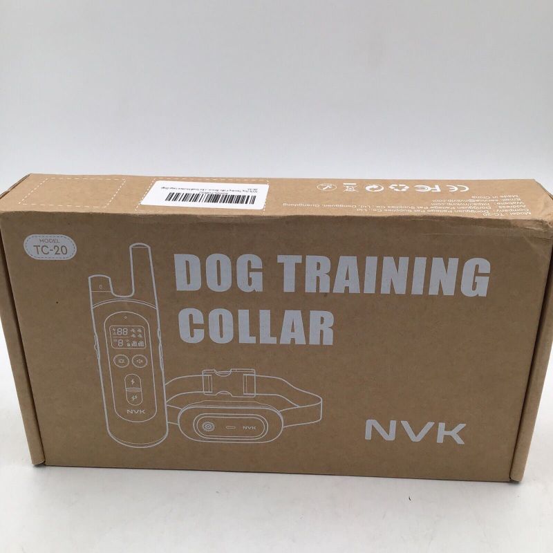 Photo 1 of NVK TC-20A Waterproof Dog Training Shock Collar - Black
