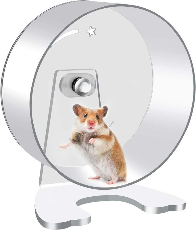 Photo 1 of Zacro Hamster Exercise Wheel - 8.7in Silent Running Wheel for Hamsters, Gerbils, Mice and Other Small Pet

