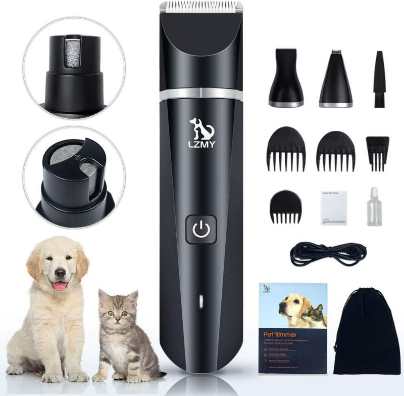 Photo 1 of LZMY Dog Clippers Pet Hair Grooming Trimmer,Low Noise for T Dog's Hair Around Paws, Eyes, Ears, Face, Rump
