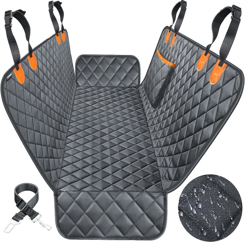 Photo 1 of URPOWER 100% Waterproof - Scratch Proof & Nonslip Backing & Hammock, Quilted, Padded, Durable Pet Seat Covers for Cars Trucks and SUVs
