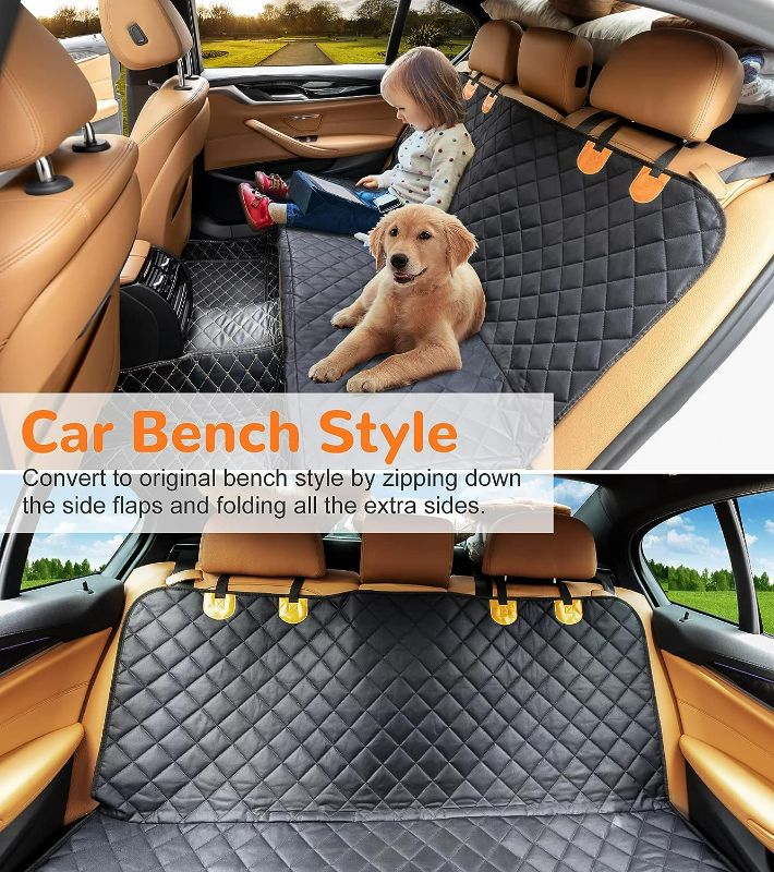 Photo 4 of URPOWER 100% Waterproof - Scratch Proof & Nonslip Backing & Hammock, Quilted, Padded, Durable Pet Seat Covers for Cars Trucks and SUVs
