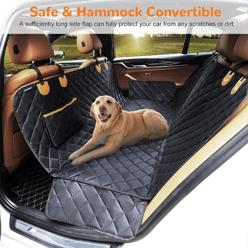 Photo 3 of URPOWER 100% Waterproof - Scratch Proof & Nonslip Backing & Hammock, Quilted, Padded, Durable Pet Seat Covers for Cars Trucks and SUVs
