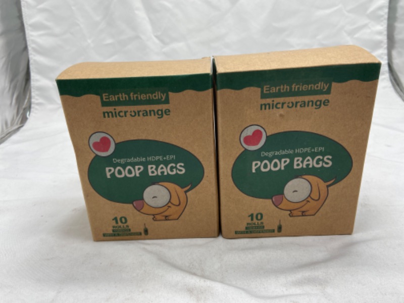 Photo 4 of MICRORANGE Extra-Strong Dog Poop Bags, Leak-Proof Guarantee, 150 Count Large Poop Bags for Doggie, Each Waste Bag Measures 9 x 13 Inches 2 Pack
