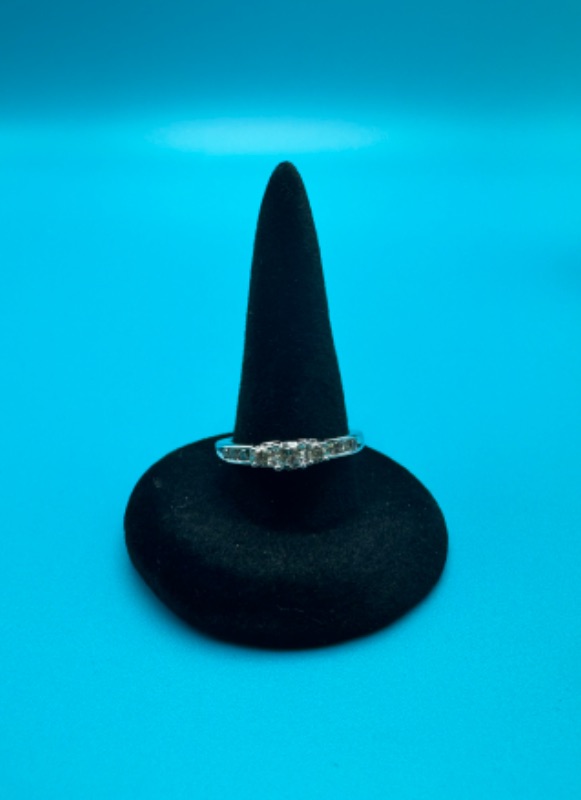 Photo 1 of 14K White Gold Ring with 1/2 Carat Diamond Size 7 (US)