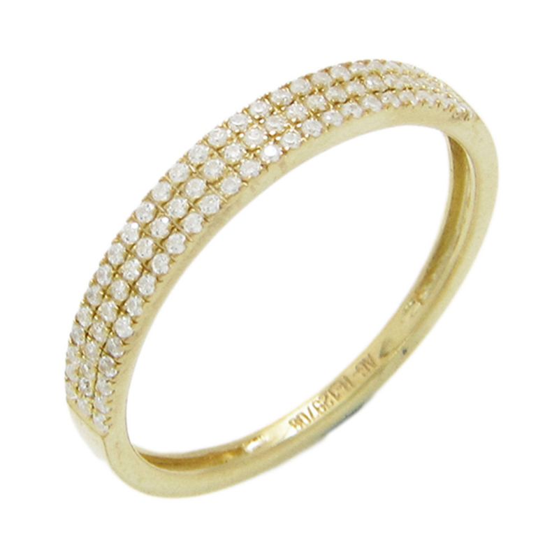 Photo 1 of 14K Yellow Gold Band With 1/5 Carat Diamond Size 7 (US) 