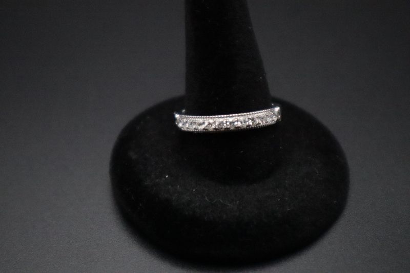 Photo 2 of 14K White Gold Ring With 1/3 Carat Diamond Size 7 (US)