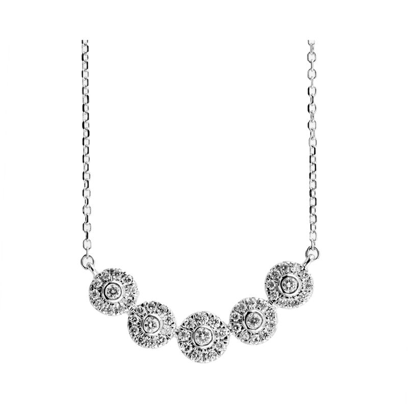 Photo 1 of  14K White Gold Necklace With 1/4 Carat Diamond 