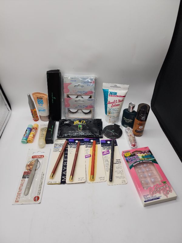 Photo 1 of Miscellaneous Variety Brand Name Cosmetics Including ((Maybelline, BB ,Titania )) Including Discontinued Makeup Products