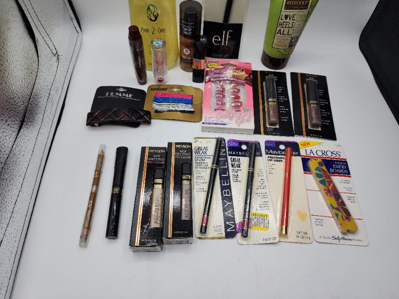 Photo 3 of Miscellaneous Variety Brand Name Cosmetics Including (( Redken , Elf ,Revlon & Maybelline )) Including Discontinued Makeup Products