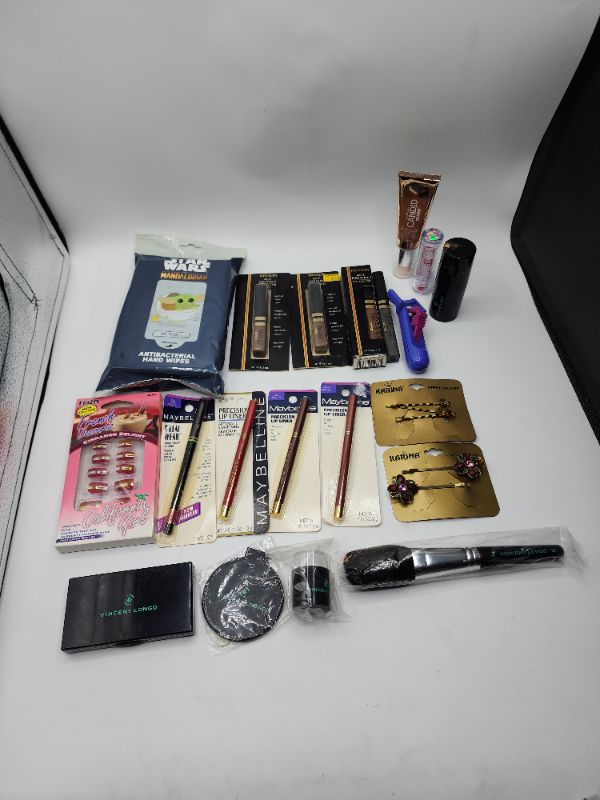 Photo 1 of Miscellaneous Variety Brand Name Cosmetics Including (( Revlon, Maybelline, Vincent Longo)) Including Discontinued Makeup Products