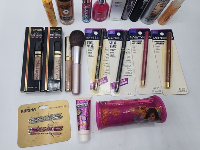 Photo 3 of Miscellaneous Variety Brand Name Cosmetics Including (( Cabot, Maybelline, Revlon, Maybelline, Mally, Revlon, Blossom, Sally Hansen, Bubble Yum, Naturistics, ItStyle )) Including Discontinued Makeup Products