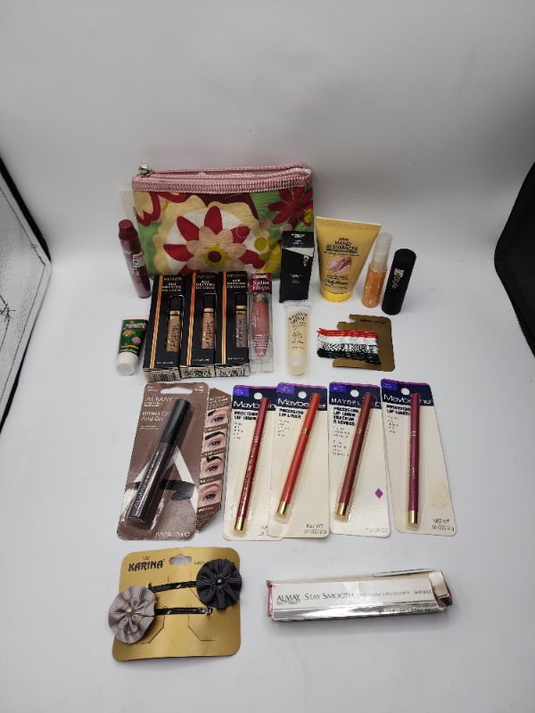 Photo 1 of Miscellaneous Variety Brand Name Cosmetics Including (( Revlon, Bubble Yum, Maybelline, Naturistics, ItStyle, Almay )) Including Discontinued Makeup Products
