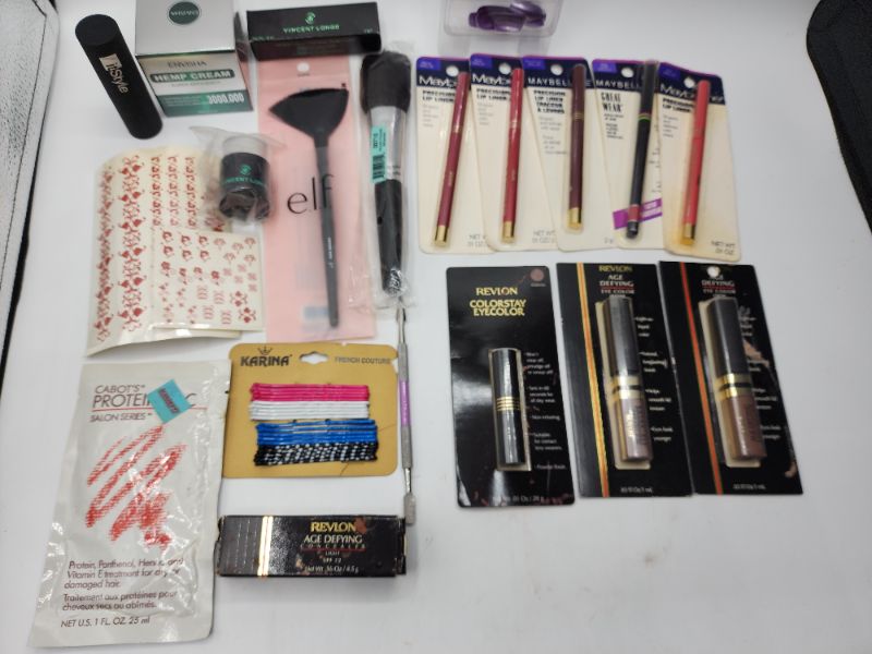 Photo 3 of Miscellaneous Variety Brand Name Cosmetics Including (( Elf, Vincent Longo, Revlon, Cabbot, ItStyle, Envisha )) Including Discontinued Makeup Products