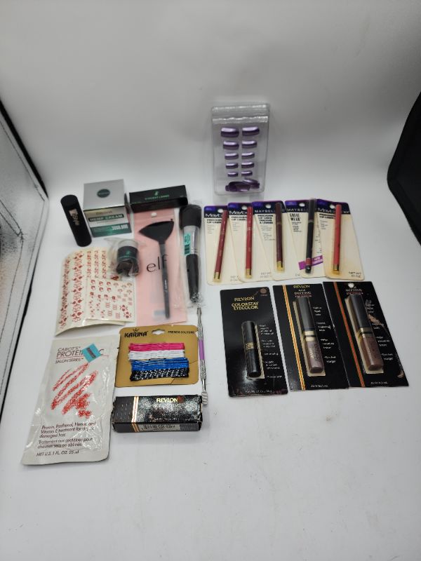Photo 1 of Miscellaneous Variety Brand Name Cosmetics Including (( Elf, Vincent Longo, Revlon, Cabbot, ItStyle, Envisha )) Including Discontinued Makeup Products