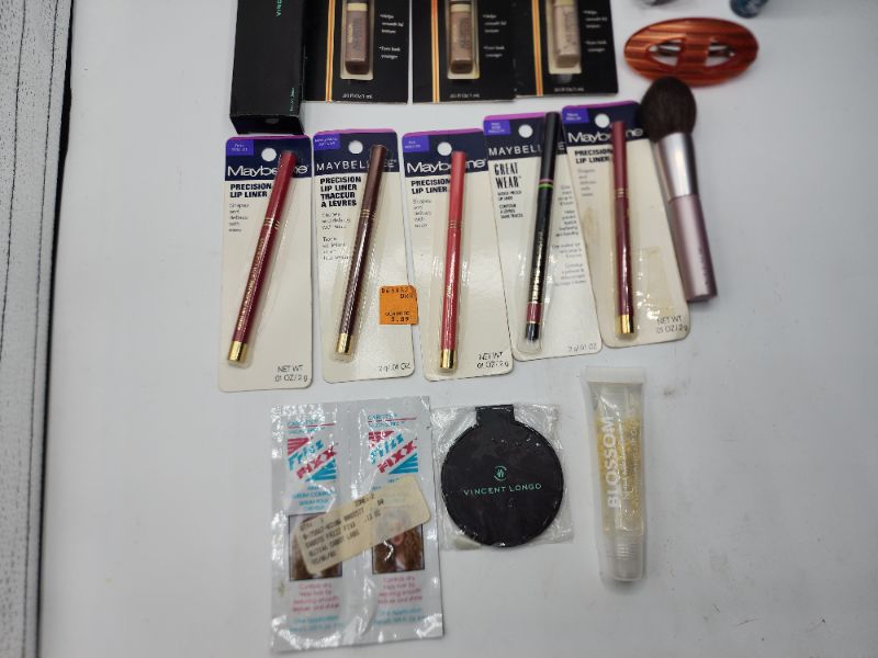 Photo 3 of Miscellaneous Variety Brand Name Cosmetics Including (( Vincent Longo, Mally, Blossom, Mayblline, Celebrity, Cabbot )) Including Discontinued Makeup Products