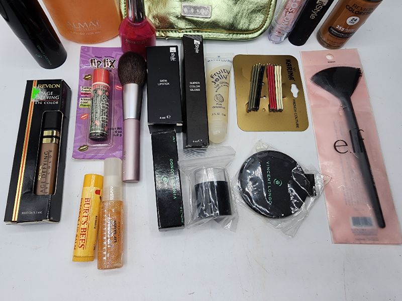Photo 3 of Miscellaneous Variety Brand Name Cosmetics Including ((Almay, Mally, Blossom, ItStyle, Revlon, Maybelline, Elf Vincent Longo, BurtsBees, Naturistics, Sally Hansen  )) Including Discontinued Makeup Products