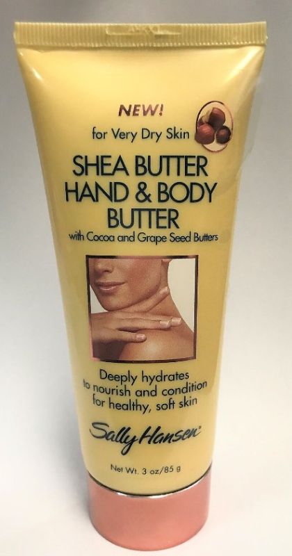 Photo 1 of 4 Pack 3oz each Sally Hansen Shea Butter Hand And Body Butter Cocoa and Grape Seed Butters Deeply Hydrates Nourishes Conditions Healthy Soft Skin New 