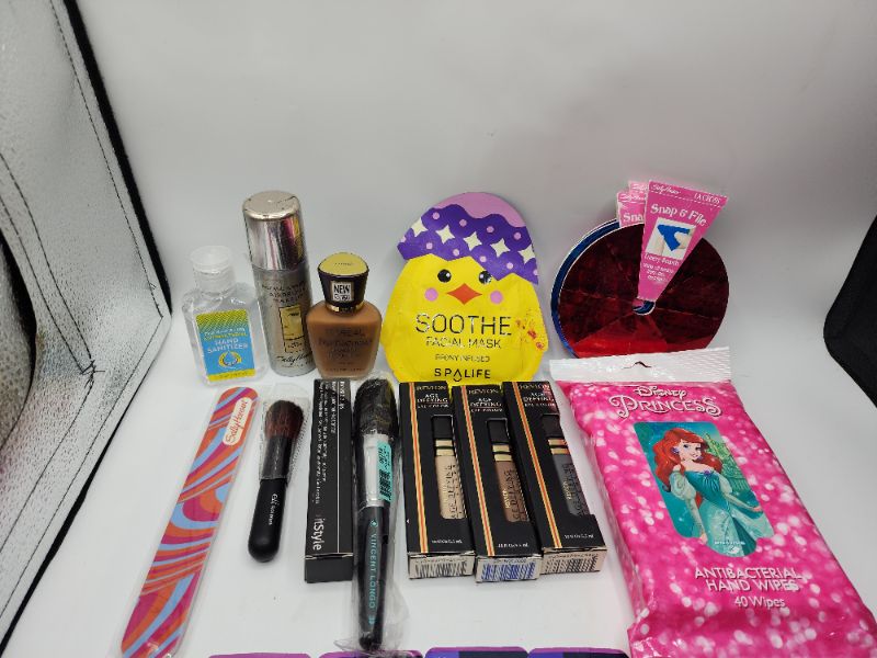 Photo 2 of Miscellaneous Variety Brand Name Cosmetics Including (Maybelline, Sally Hansen, Vincent Longo, Loreal, Revlon) Including Discontinued Makeup Products