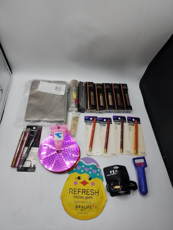 Photo 1 of Miscellaneous Variety Brand Name Cosmetics Including (Maybelline, Sally Hansen, Spa Life, Vincent Longo, CoverGirl, Revlon) Including Discontinued Makeup Products