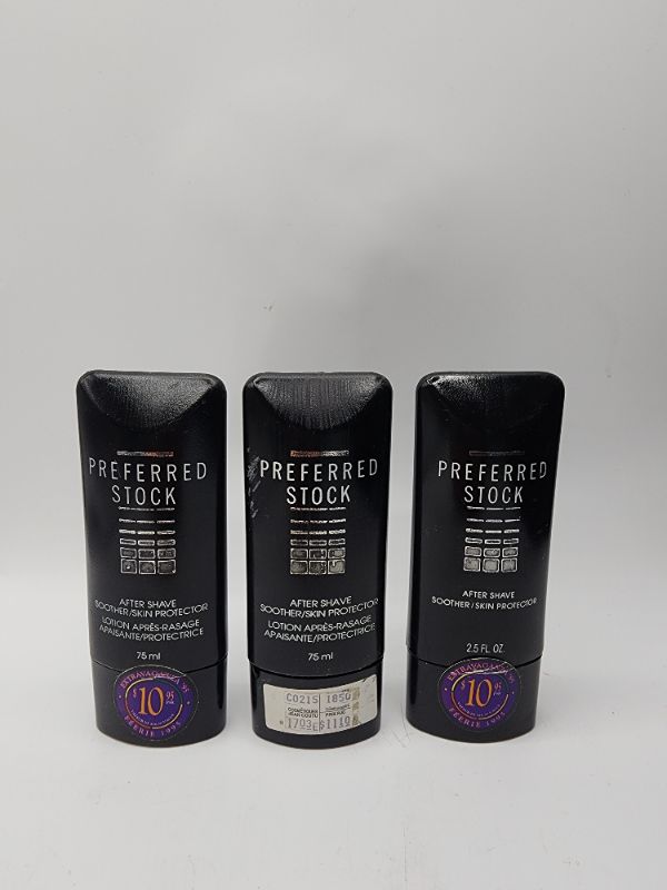 Photo 1 of 3 Pack Preferred Stock After Shave Smoother/ Skin Protector 75ml