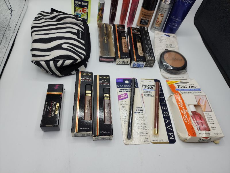 Photo 3 of Miscellaneous Variety Brand Name Cosmetics Including ((Maybelline, Sally Hansen, Revlon, Femme, Almay, ItStyle, Cover Girl, Shania Starlight))  Including Discontinued Makeup Products