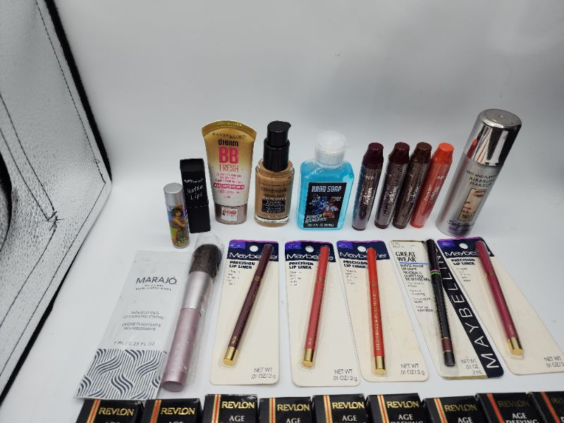 Photo 2 of Miscellaneous Variety Brand Name Cosmetics Including ((Maybelline, Sally Hansen, Revlon, Femme, Karina Mally, Vincent Longo))  Including Discontinued Makeup Products