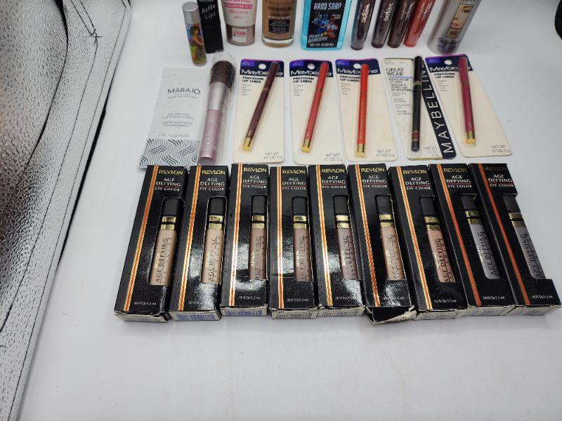 Photo 3 of Miscellaneous Variety Brand Name Cosmetics Including ((Maybelline, Sally Hansen, Revlon, Femme, Karina Mally, Vincent Longo))  Including Discontinued Makeup Products