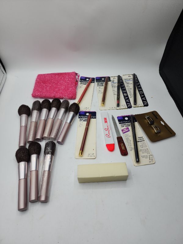 Photo 1 of Miscellaneous Variety Brand Name Cosmetics Including ((Maybelline, Sally Hansen, Revlon, Femme, Karina Mally, Vincent Longo))  Including Discontinued Makeup Products