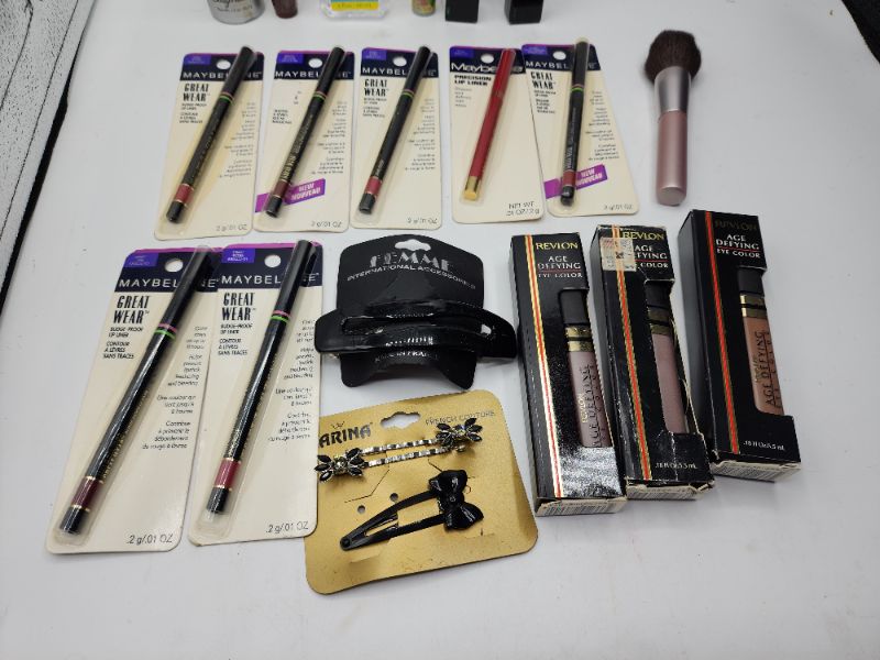 Photo 3 of Miscellaneous Variety Brand Name Cosmetics Including ((Maybelline, Sally Hansen, Revlon, Femme, Karina Mally, Vincent Longo))  Including Discontinued Makeup Products