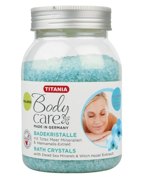 Photo 1 of Titania Bath Crystals Orchid Flower - Infused with Dead Sea Minerals & Chamomile - Regenerates Skin for A Younger & Youthful Glow